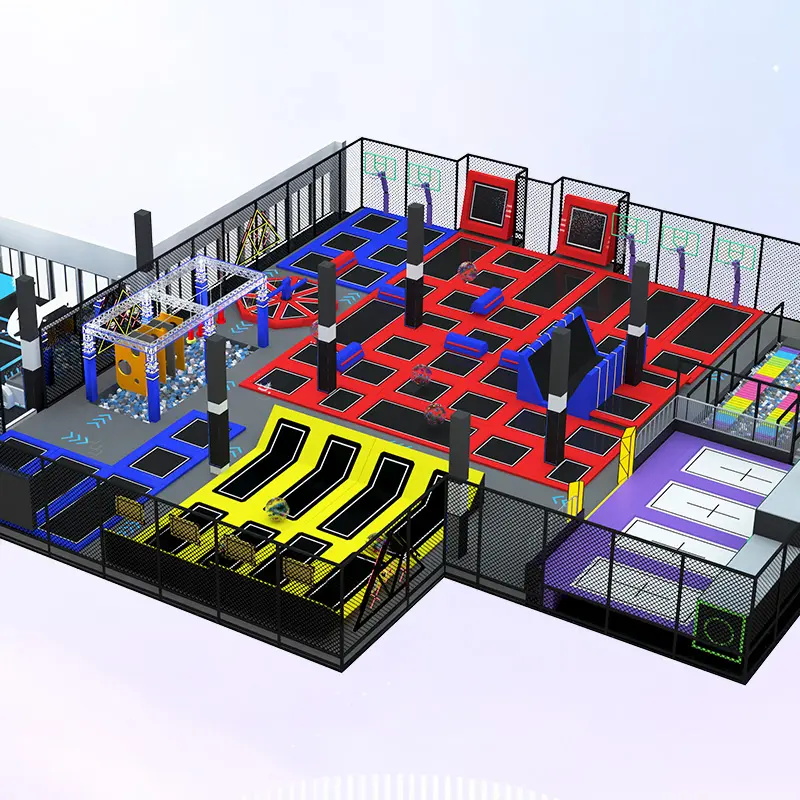 Trampoline park Children Indoor Playground Quality Environmental Protection Colorful for Kids
