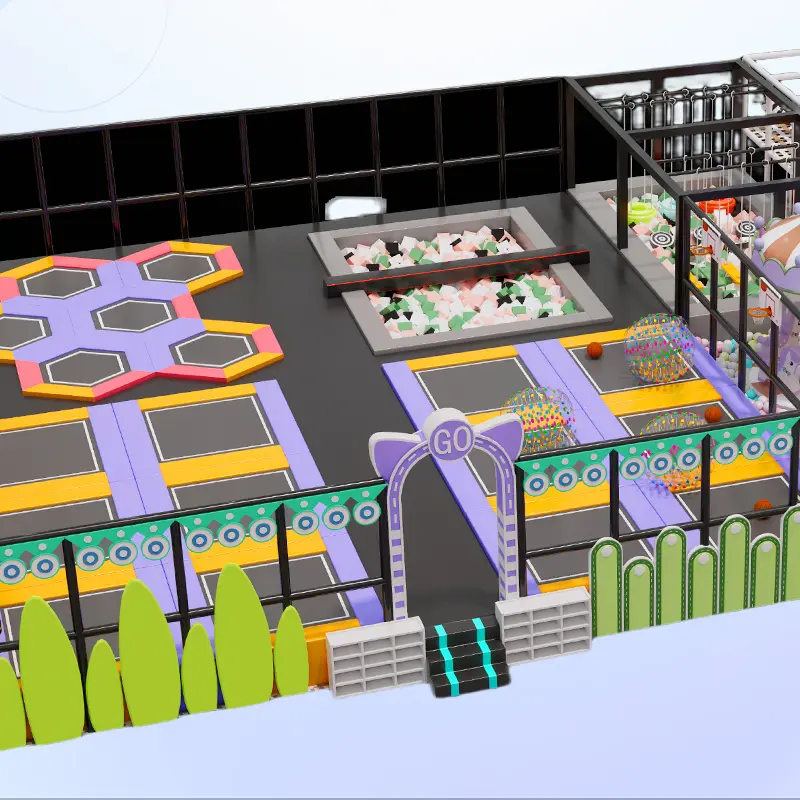Trampoline park Children Indoor Playground Kids Indoor Kids Play Area Indoor Kids Sports Equipment