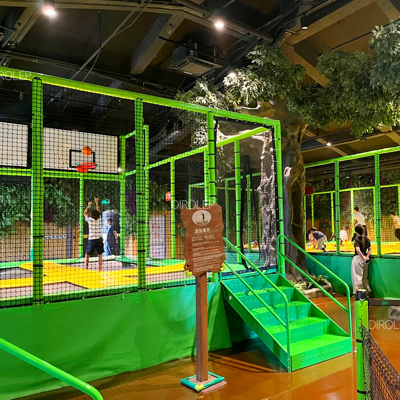 Jungle Themed indoor playground equipment for kids children baby airplane slide wooden soft play area mini soft play playground