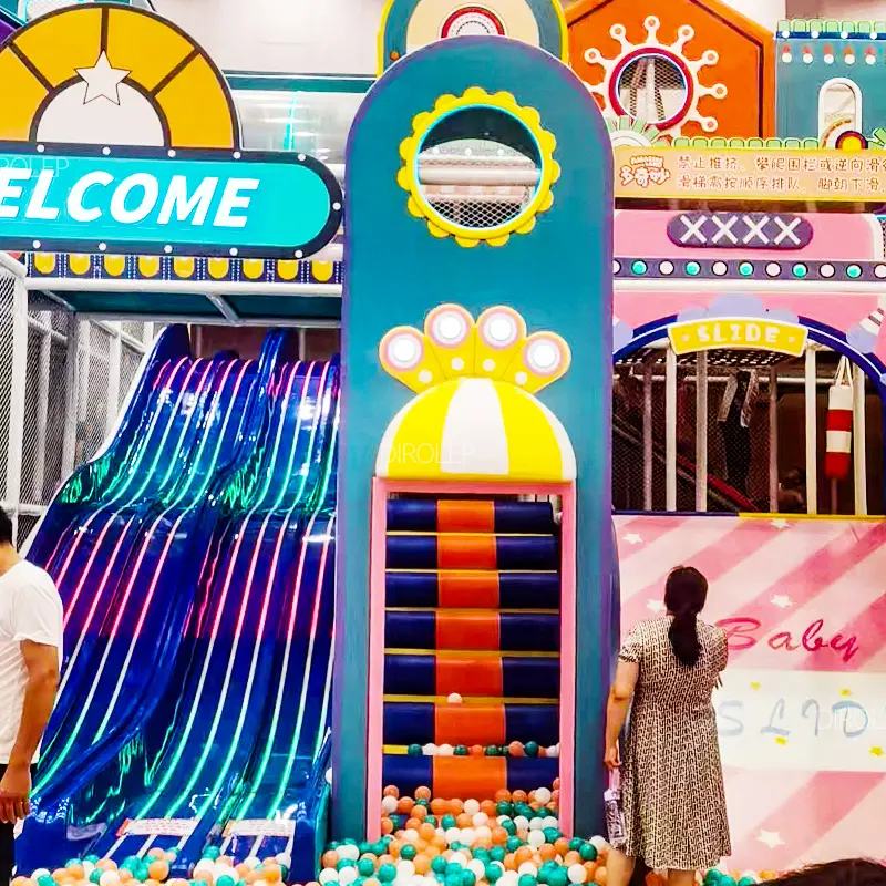 inside playground equipment