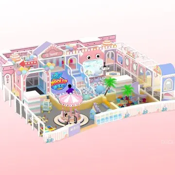 Dirolep Park Macaroon Themed Playground Equipment softplay Equipment playland indoor Play Ground indoor Play Area Kids Amusement Park Kids Playground Indoor Kids Indoor Playground