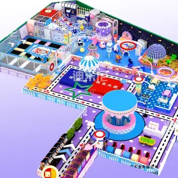 Dirolep ParK Trampoline park High Quality Children Amusement Park Kindergarten Kids Playhouse Indoor Playground Equipment Play House