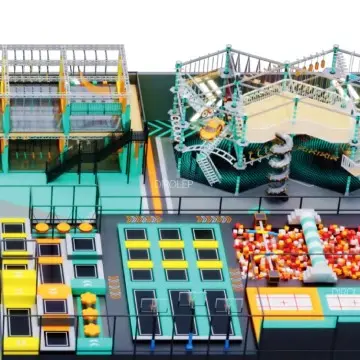 Trampoline park Turnkey Solution Indoor Jumping Park Trampoline Park Equipment Supplier happy indoor soft play kids playground