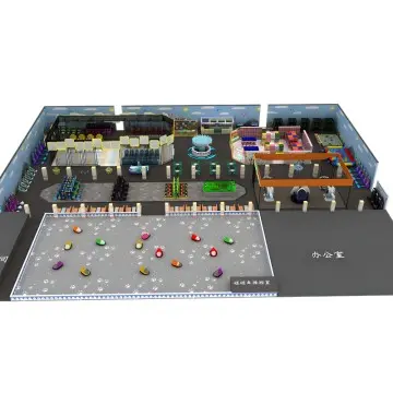 Indoor children's video game entertainment amusement park