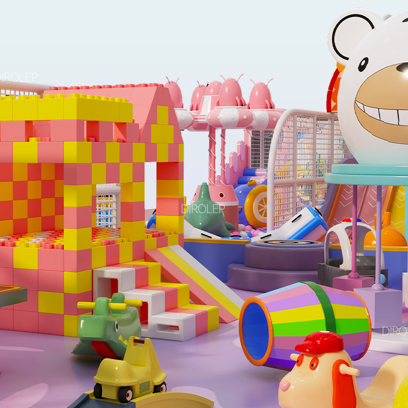 Macaroon Theme Dirolep Park children indoor playground factory childrens indoor play equipment suppliers