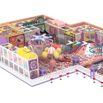 Professional level indoor children's playground equipment