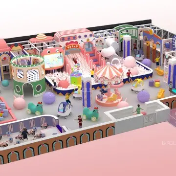 Dirolep Park Castle Themed Customized Playground Equipment Children Indoor Playground ASTM Certified Factory Price of Indoor Play Customized Size Available