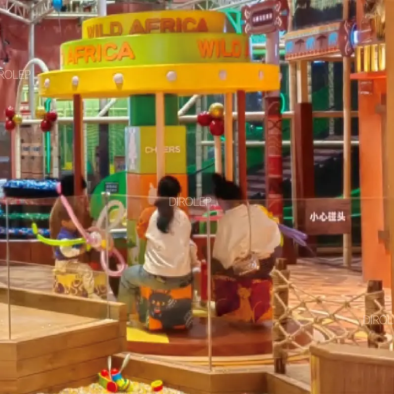 inside playground equipment