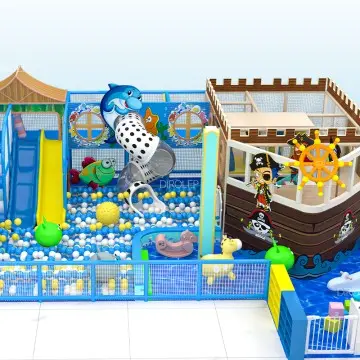 Ocean Themed childrens Play Area indoor Playground For Children play Ground veriefied By Tuv Indoor Playground indoor Play Center