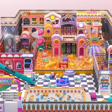 Castle Themed With Verified Maze Play Area commercial Playground kids Playground Indoor playground Equipment playground For Children childrens Play Area