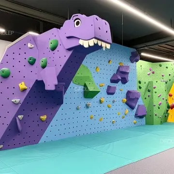 Climbing Wall Dirolep Park children indoor playground factory free design  Wholesale Customized Indoor Kids Playground Equipment Wooden PVC Climbing Walls for Shopping Malls Soft Rock Climbing Wall