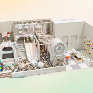 Macaron Themed Children Indoor Playgroundnd Soft Entertainment Kids Play Center One-Stop Service