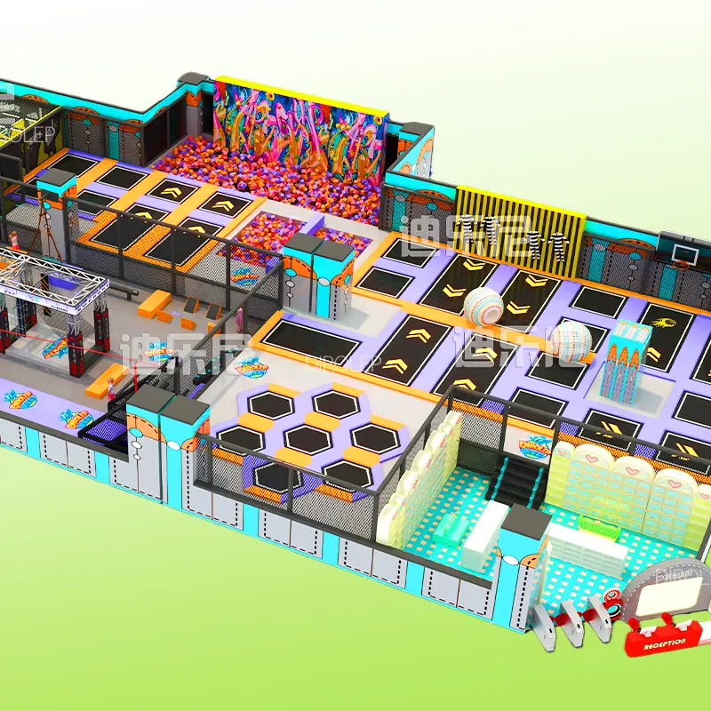 trampoline park equipment indoor