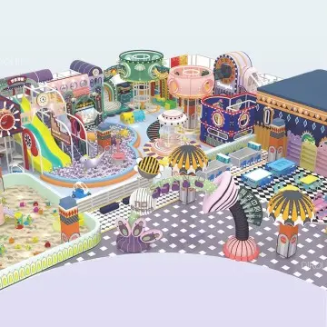 Castle Themed kids soft play equipment for amusement park support customization playground indoor equipment sets for children