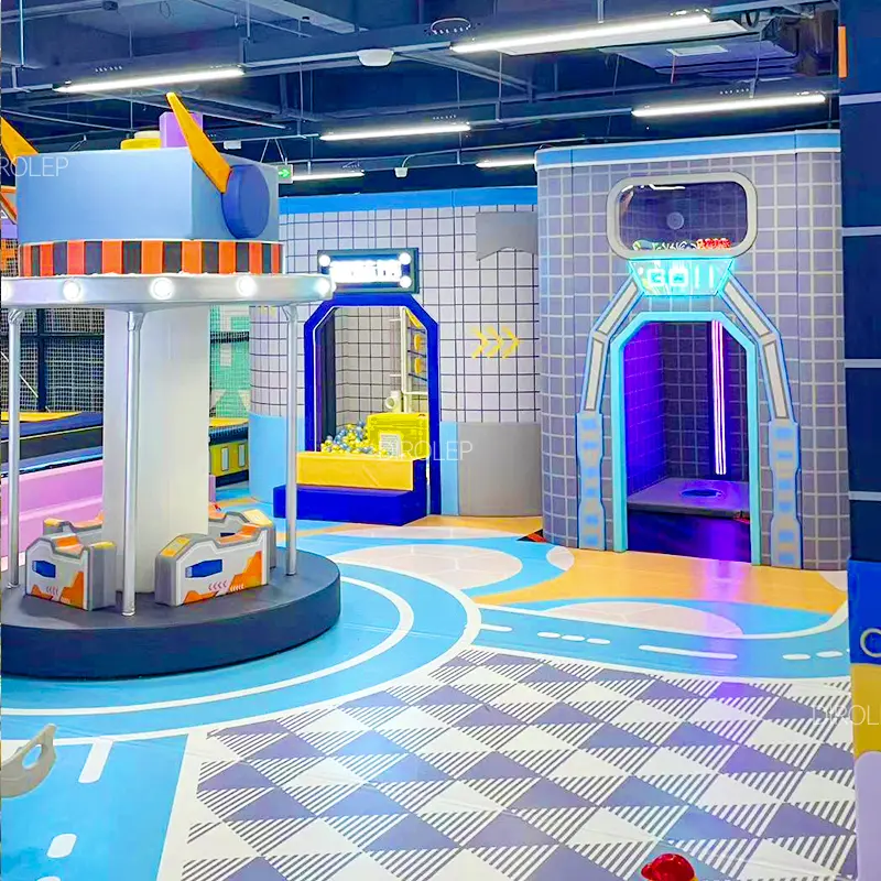 Metal playground equipment factory