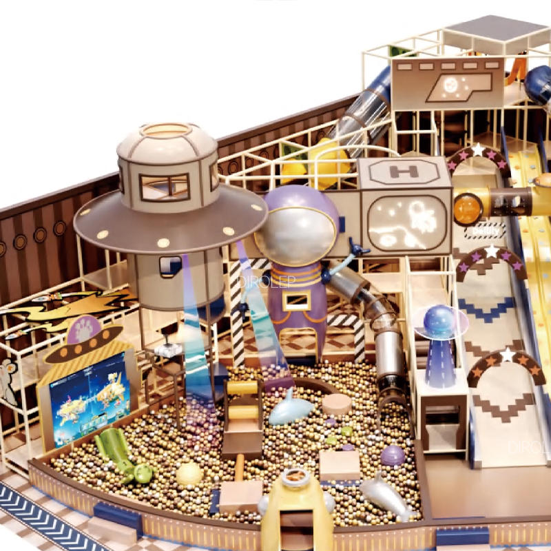 inside playground equipment