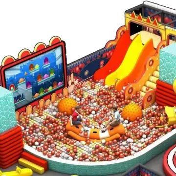 Indoor amusement park equipment to enhance children's athletic abilities