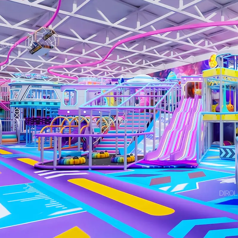 inside playground equipment