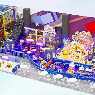 Trendy Themed Charming Space Themed Indoor Playground Maze Structures Creating Memorable and Safe Play Experiences for Kids in Commercial