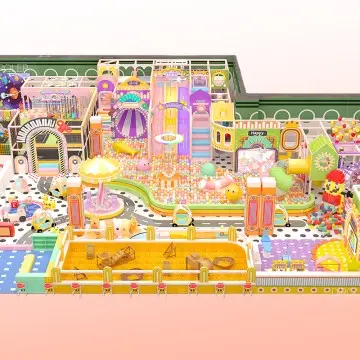 Dirolep Park Macaroon Themed Kids Equipment metal Indoor Play Area amusement Park Play Equipment commercial Playground shopping Mall Play Area school Indoor Play