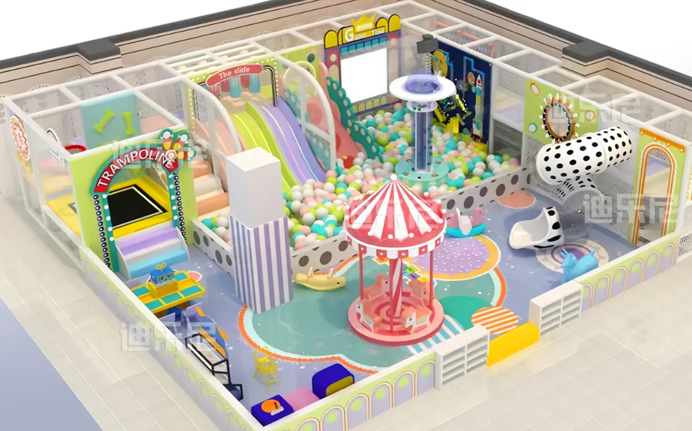 Dirolep Factory recently successfully completed the indoor amusement equipment order for an Indian client.