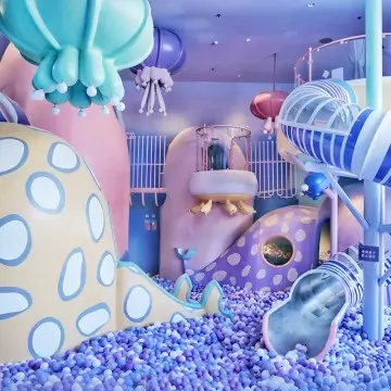 Ocean Themed Children Indoor Playground For veriefied By Tuv Play Soft Play Equipment