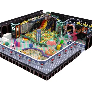 Small indoor children's playground with simple management and easy money making
