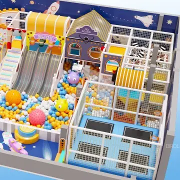 Trampoline park Dirolep Park children indoor playground factory free design Ground playground Equipment kids Indoor Playground indoor Play Center