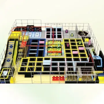 Trampoline park commercial kids park children indoor playground manufacturer kids indoor playground equipment