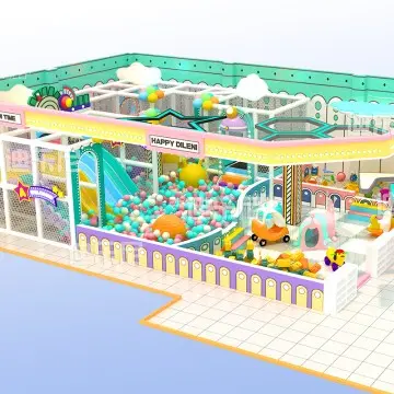 Dirolep Park Macaroon Themed Sports Center Indoor Playground Adventure Park sports Center adventure Park Equipment Children Playground Equipment build Your Own Playground Equipment