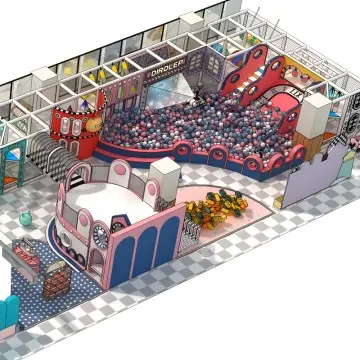 China Manufacturer Indoor Playground Equipment City Theme Naughty Castle Plastic Indoor Playground