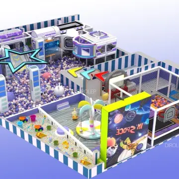 Space Themed Indoor Play Structure child Park Indoor indoor Softplay Equipment Kids Children Playing Soft Play Equipment