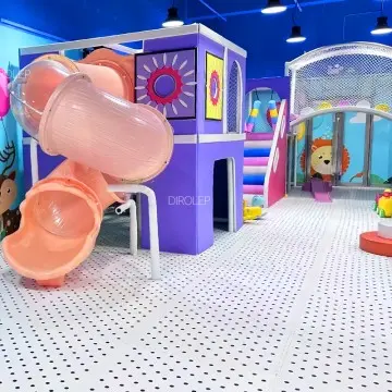 Morandi Themed Dirolep Park New Design Children's Park Free Design Indoor Playground Equipment Kids Mini Playground With Ball Pool free Design Indoor Playground Equipment