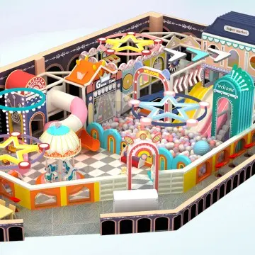 Morandi Themed Cheer Amusement Jumping Park Play Center Climbing Wall Facilities Customized Big Indoor Amusement Trampoline Park Equipment