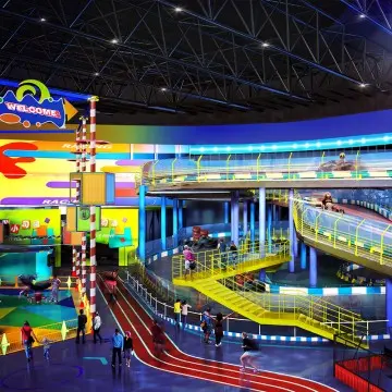 Racing Themed Children Indoor Playground of European Standard Kidsfor Wood and Steel Castle