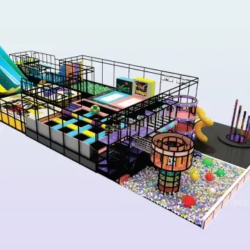 Trampoline park Dirolep Park children indoor playground factory free design kids Indoor Playground Equipmen