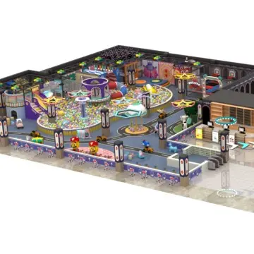 Indoor amusement park slides and climbing frames - inspiring children's spirit of exploration