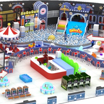 Brand new indoor children's playground slide equipment