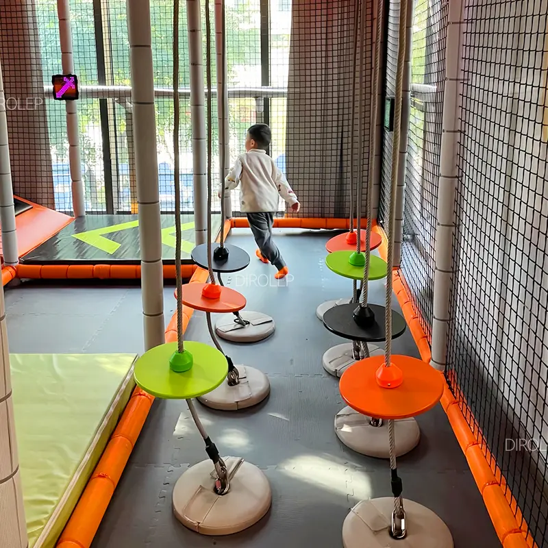 rope climbing structures