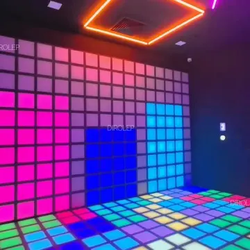 LED Dance Floor Jump Game Family Sports Play Center Indoor Slide Park Children Adults Playground Commercial Adventure Park Equipment