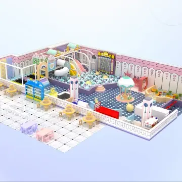 Macaron Themed Children Indoor Playgroundnd Customizable Kids Play Equipment Commercial invest