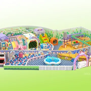 Dirolep ParK Jungle Themed Family Sports Play Center Indoor Slide Park Children Adults Playground Commercial Adventure Park Equipment Rope Course