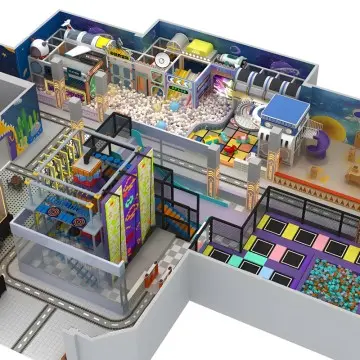 Children'S Naughty Castle Indoor Playground Equipment Support Customization