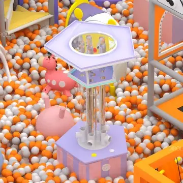 Sprinkler Ball Machine  Indoor Adventure Play Park indoor Kids Playground children's Adventure Park school Play Equipment pvc Indoor Playground silicone Kids Park indoor Kids Play Area