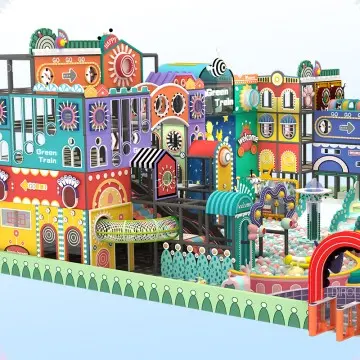 Castle Themed  support customization of children's amusement park commercial Playground kids Playground Indoor indoor Play Center