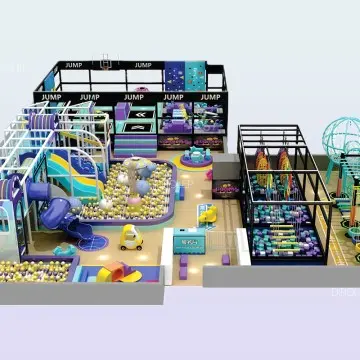 Trendy Themed kids soft play equipment for amusement park support customization soft play slide for sale