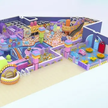 Morandi Themed Attractive Kids Fun Indoor Playground Equipment Customized Amusement Other Playgrounds for Children