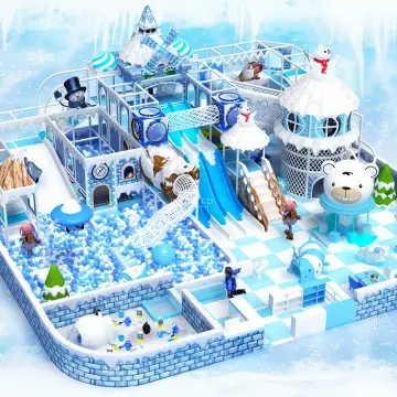 Castle Themed kids soft play equipment for amusement park support customization indoor playground for kids