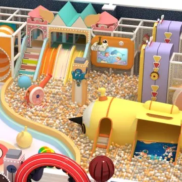 Indoor children's playground equipment suitable for year-round use