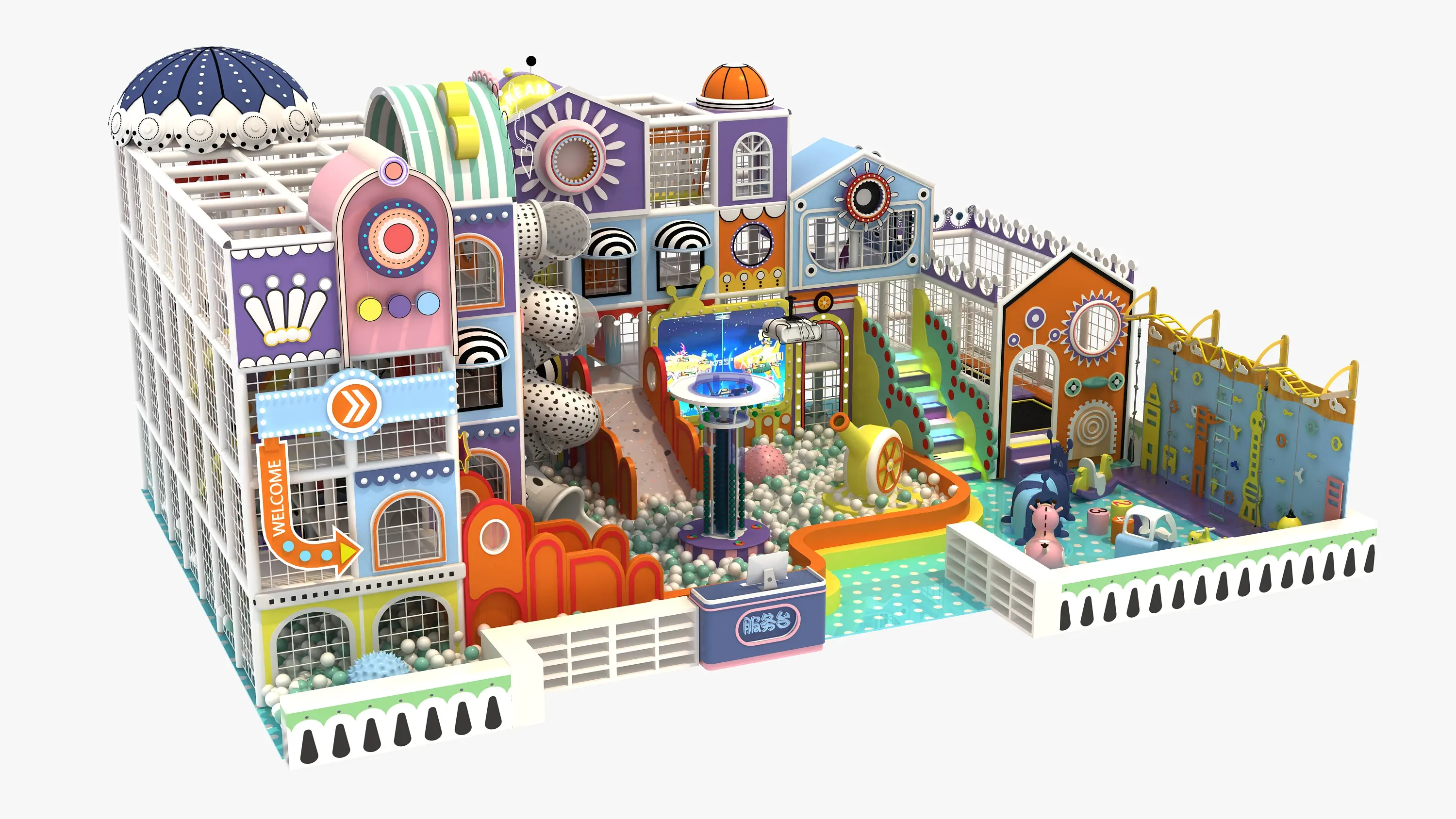 How to build a wonderful children indoor playground? Dirolep Park show you.